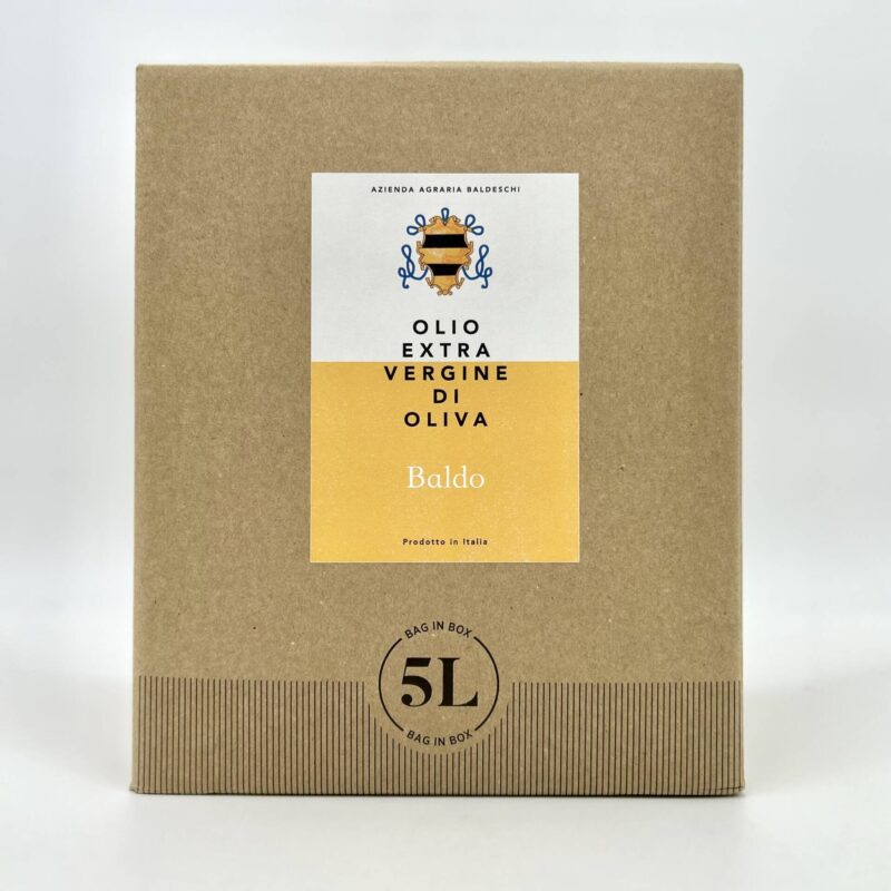 Baldo - Olio extravergine di oliva Bag in box da 5L - Raccolta 2026/27
